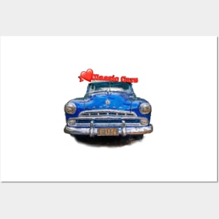 I Love Classic Cars Posters and Art